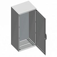 Шкаф напольный Spacial, 1200x1400x400мм, IP55, сталь | код. NSYSM1412402DP | Schneider Electric